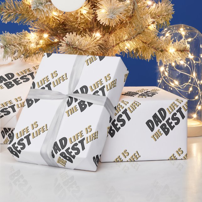 Vater Life ist das beste Lebensvaterangebot Geschenkpapier (Feiertage)