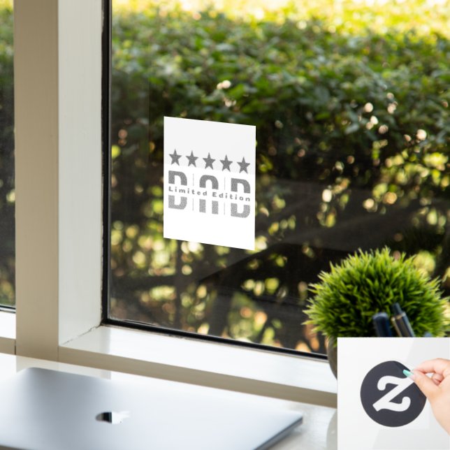 Vater Limited Edition Fensteraufkleber (Büro)
