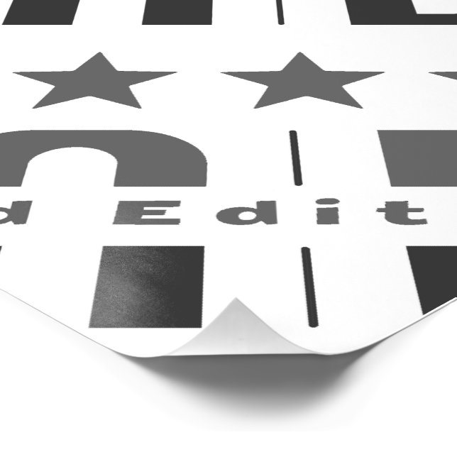 Vater Limited Edition Poster (Ecke)