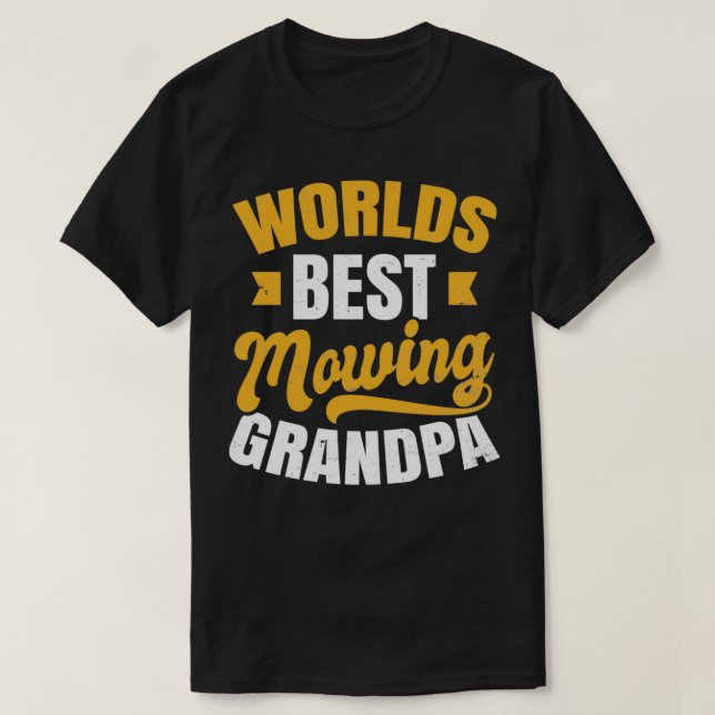 Vater Mähen Shirt Welten Bestes Mähen Großopfer Ge (Design vorne)