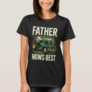 Vater mäht den besten Landschaftsgärtner Rasenmähe T-Shirt