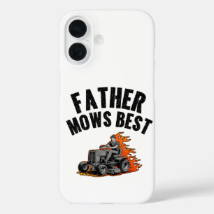 Vater mäht schönsten Vater Feuerzellenfeuerzunge M iPhone 16 Hülle