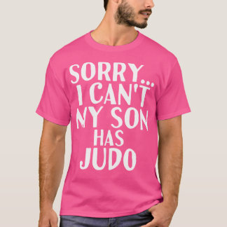Vater Mama mein Sohn hat Judo T-Shirt