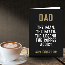 Vater Man Myth Legend Kaffeepause Funny Funny