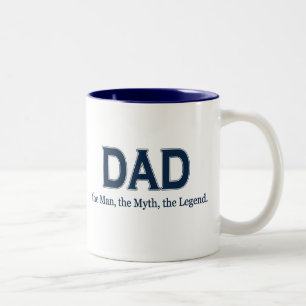 Vater-Mann-Mythos-Legende Zweifarbige Tasse