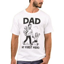 Vater - Mein erster Held | Vatertag Minimalistisch