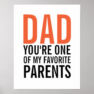 Vater Mein liebstes Vatertag-Poster Poster