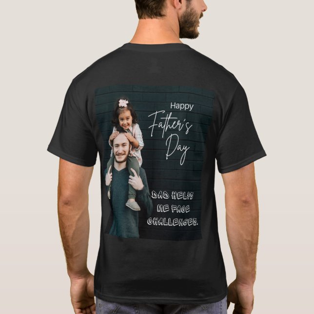 Vater: Meine erste Liebe, mein ewiger Held T-Shirt (Rückseite)