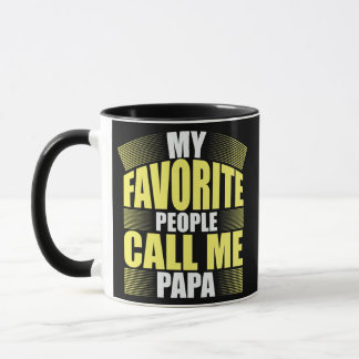 Vater Meine Lieblingsmenschen nennen mich Papa Män Tasse