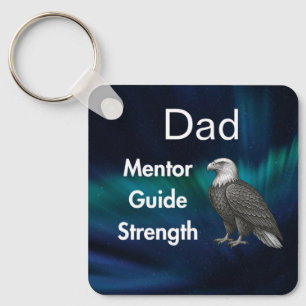 Vater Mentor Leitfaden Stärke & Herz Anhänger Adle Schlüsselanhänger