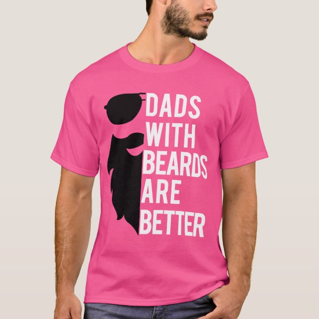 Väter mit Bärten sind besser T - Shirt - Cool bärt (Vorderseite)