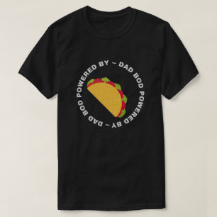 Vater mit dem Tacos Glitzer T - Shirt