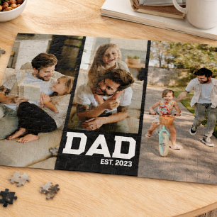 Vater mit eigenem Text und 3 Fotos eingerichtet Ge