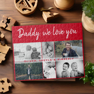 Vater mit Kindern und Vater 6 FotoCollage