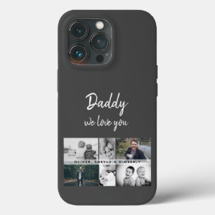 Vater mit Kindern und Vater FotoCollage Case-Mate iPhone Hülle