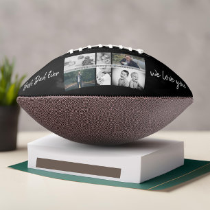 Vater mit Kindern und Vater FotoCollage Football
