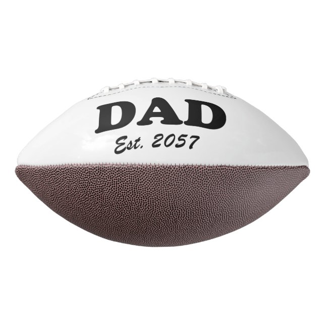 Vater Moderne schwarze Typografie Football (Gedreht 90)