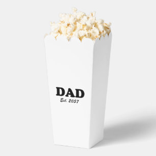 Vater Moderne Typografie nach dem üblichen Datum Geschenkschachtel