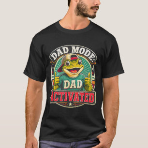 Vater-Modus Aktiviert Frosch-Vater Lustiger Neuer T-Shirt