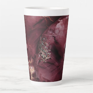 Vater Moody Music Eggplant Fedora Keramik Latte Ta Milchtasse