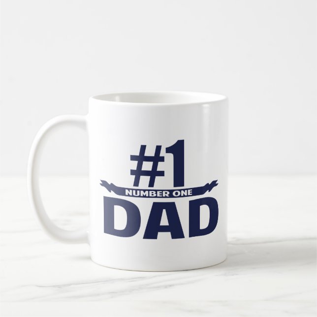 Vater Nummer Eins Kaffeetasse (Links)