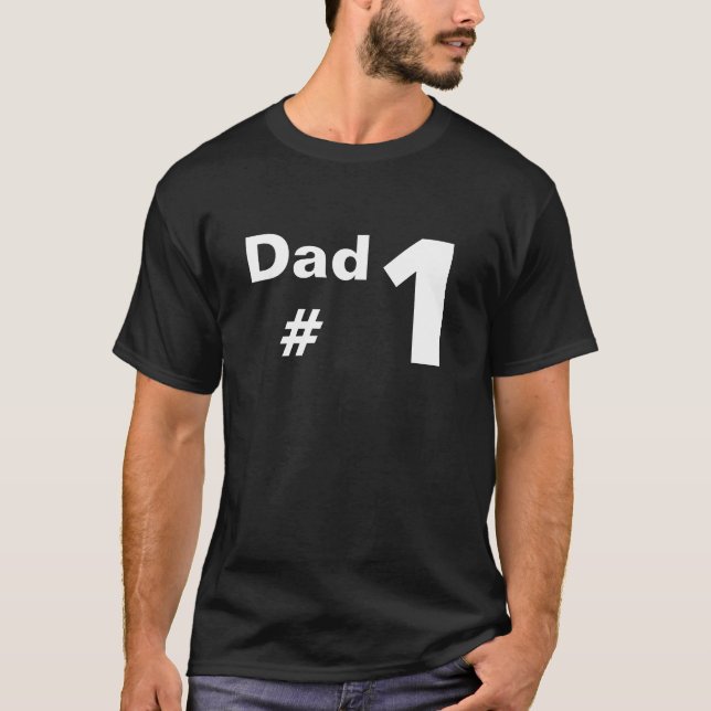 Vater Nummer eins T-Shirt (Vorderseite)