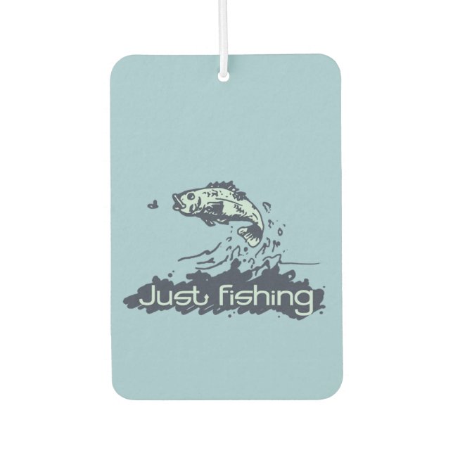 Vater nur Fischfisch-Friseur Autolufterfrischer (Vorderseite)