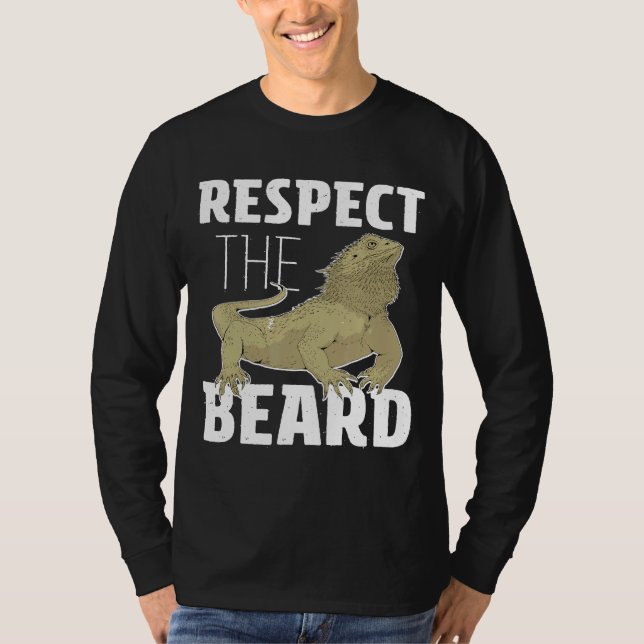Vater oder Mama eines bärtigen Drachen T-Shirt (Vorderseite)