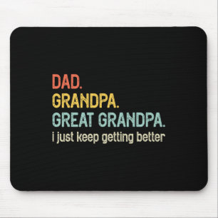 Vater Opa Großvater Ich Behielt einfach schlafen z Mousepad
