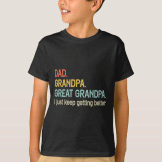 Vater Opa Großvater Ich Behielt einfach schlafen z T-Shirt