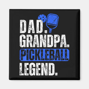 Vater Opa Pickleball Legende Spieler lustige Gurke Magnet