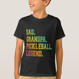 Vater Opa Pickleball-Legende Spieler lustiger Pick T-Shirt
