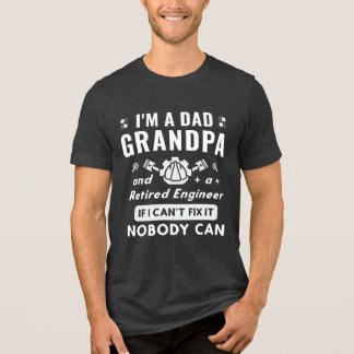 Vater, Opa & Remüden Ingenieur - Funny Fix-it-Zita Tri-Blend Shirt