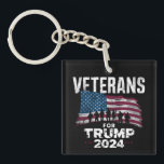 Vater Opa Veterans für Trump 2024 amerikanische Fl Schlüsselanhänger<br><div class="desc">Vater Opa Veterans für Trump 2024 amerikanische Flagge</div>