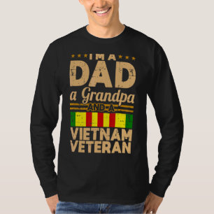Vater Opa Vietnam Veteran Vintager Vater Tag T-Shirt