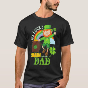 Vater Paddy Day St Patricks Lucky Charm ruft Vater T-Shirt