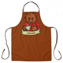 Vater Papa Bear Morning Coffee Breakfast