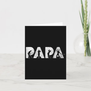 Vater Papa Golf Daddy Funny Vathers Day Geschenk Karte
