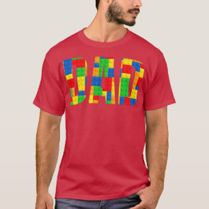 Vater Parent Brick Master Builder Gebäude Blocker T-Shirt