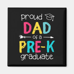 Vater Pater Prek Vorschulfamilie Matching Graduati Magnet