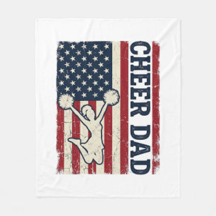 Vater patriotisches amerikanisches Flagge Vektor-S Fleecedecke