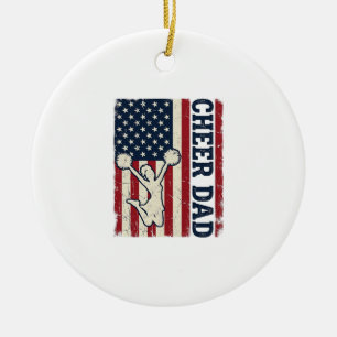 Vater patriotisches amerikanisches Flagge Vektor-S Keramik Ornament