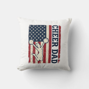 Vater patriotisches amerikanisches Flagge Vektor-S Kissen