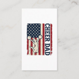 Vater patriotisches amerikanisches Flagge Vektor-S Visitenkarte