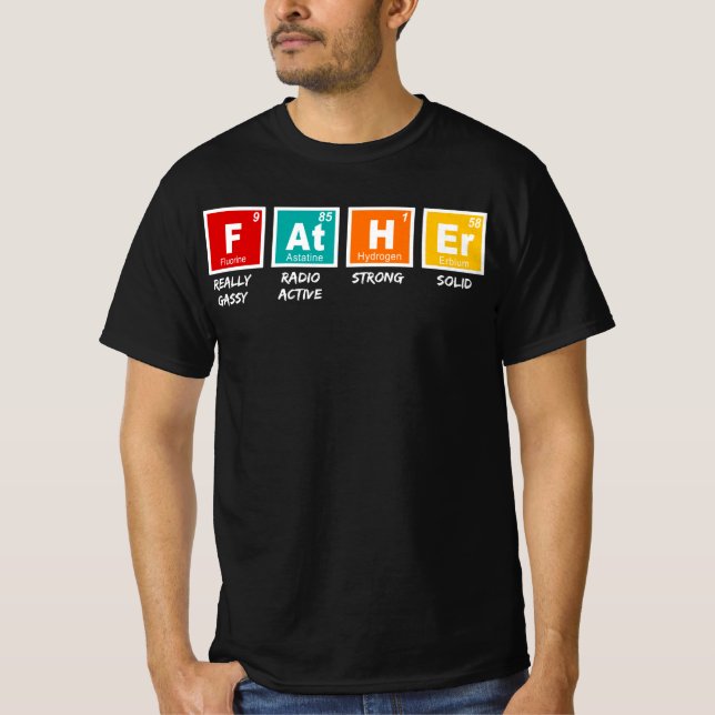 Vater-Periodenwissenschaft T-Shirt (Vorderseite)