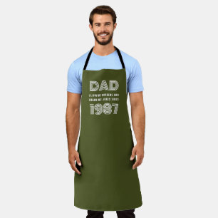 Vater Personalisiertes Jahr Grill Master GRILLEN A Schürze