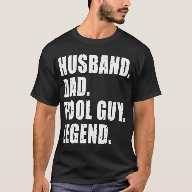 Vater Pool Typ Legende Männer 1 T-Shirt (Vorderseite)