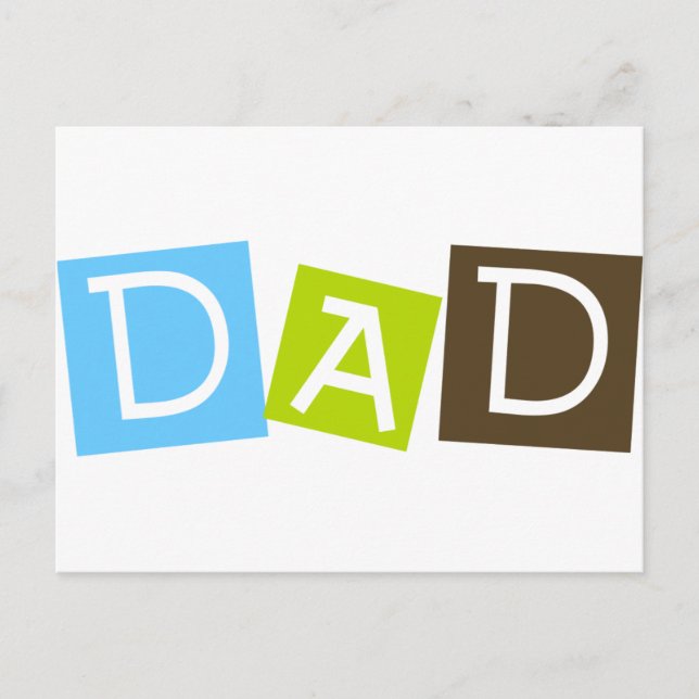 Vater Postkarte (Vorderseite)