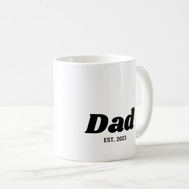 Vater prägte moderne Typografie Kaffeetasse (VorderseiteRechts)