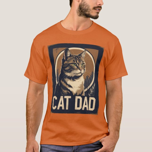 Vater Pride - Bold Canine Tribute Art T-Shirt (Vorderseite)